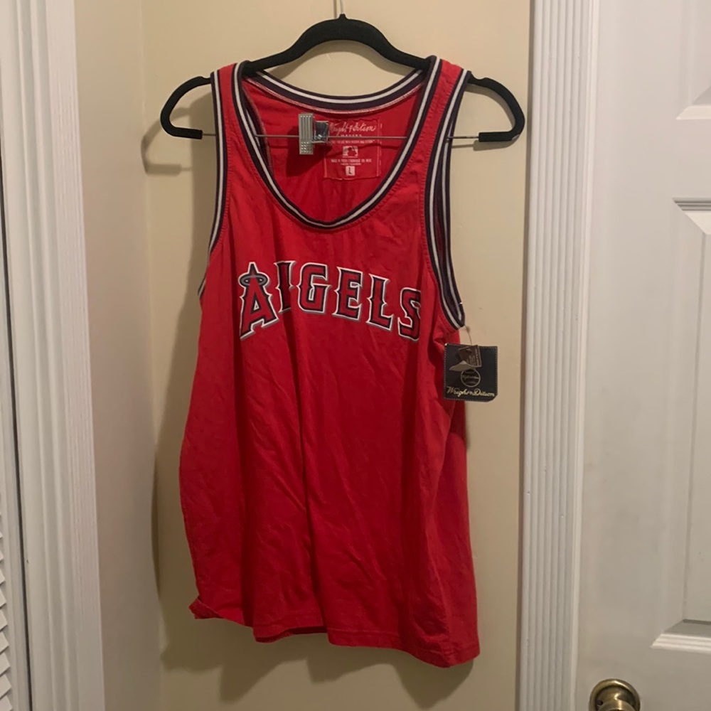 Angels Baseball T-Shirt Wright & Ditson large